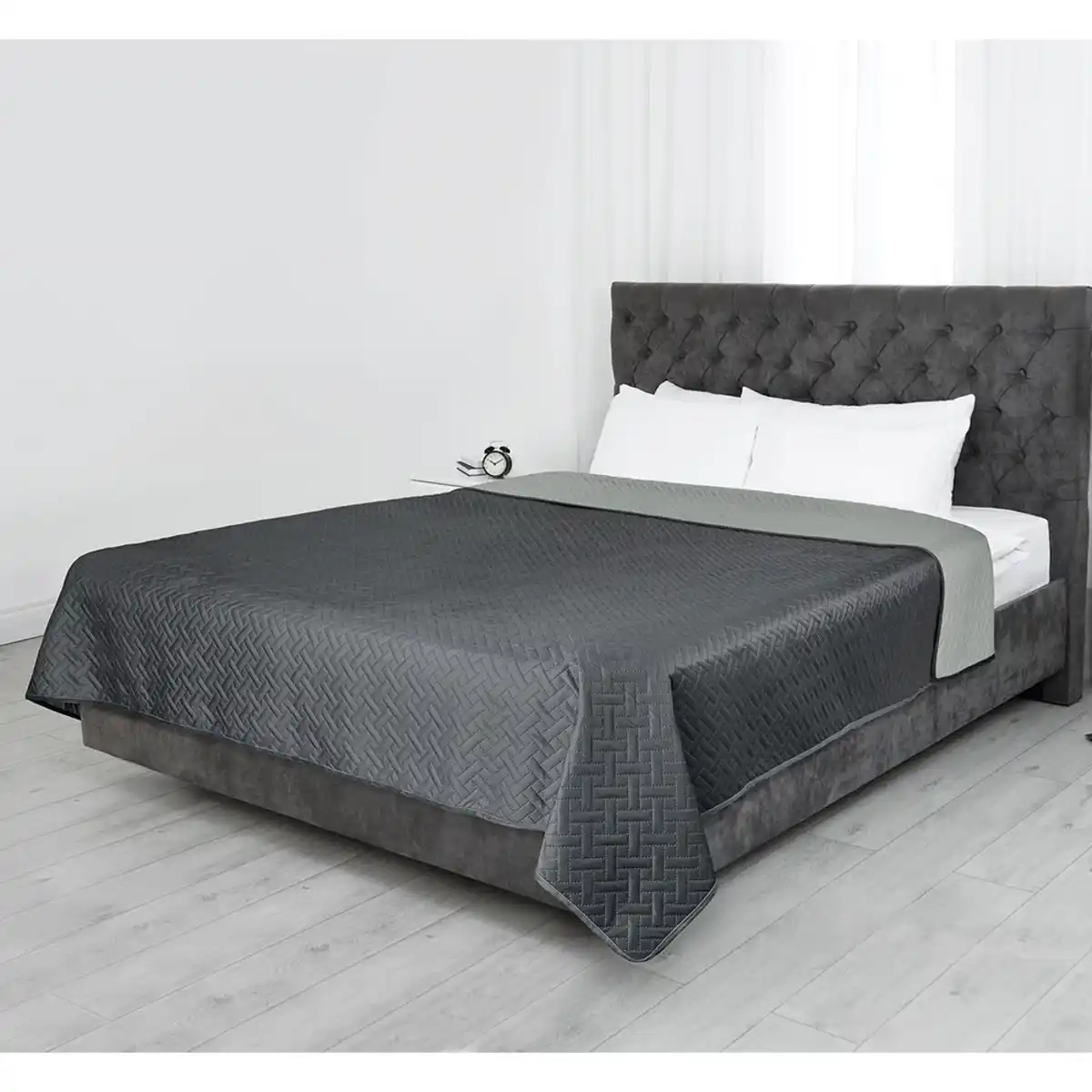 Bild 2 von Tagesdecke "Samt Ultrasonic" - ca. 220 x 240 cm