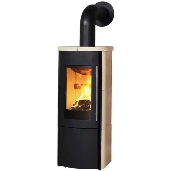 Bild 1 von HARK Zeitbrandofen »Lova ECOplus RUA«, creme, Kacheln, 6 kW, Dauerbrand geeignet - beige