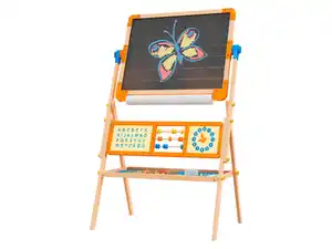 PLAYTIVE® Holz Standtafel, doppelseitig