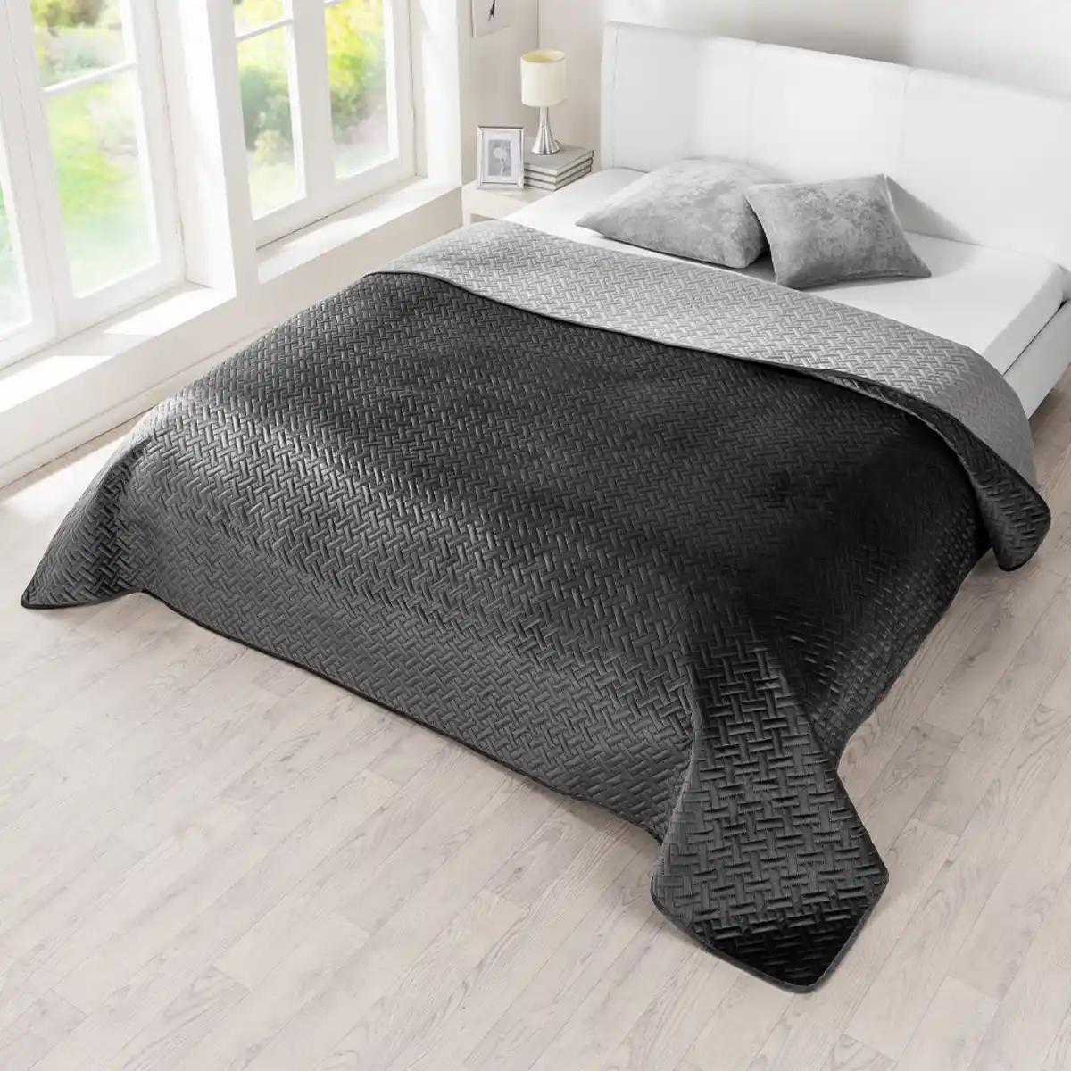 Bild 3 von Tagesdecke "Samt Ultrasonic" - ca. 220 x 240 cm