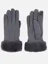 Bild 1 von Damen Handschuhe mit Kunstpelz Grau