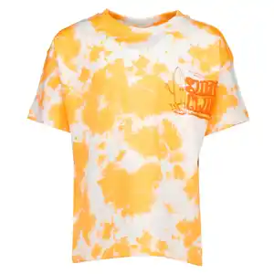 Jungen-T-Shirt Kurze Ärmel, Cremefarbe, 98/104