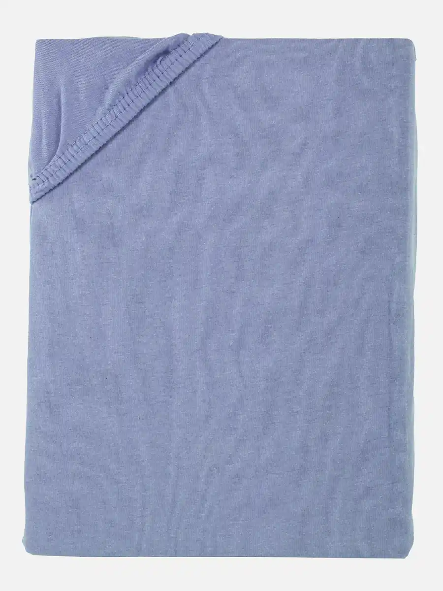 Bild 1 von Jersey-Spannbetttuch 190x200cm Blau