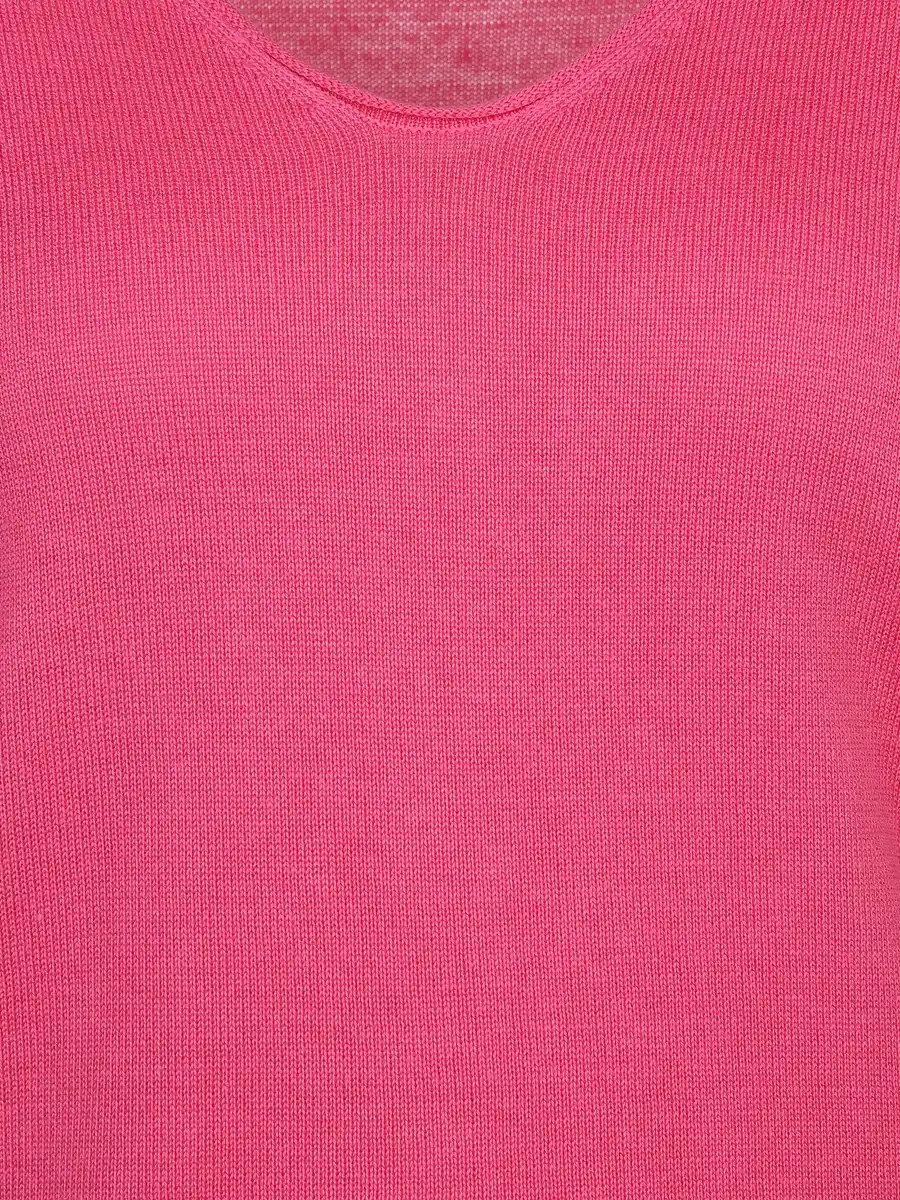 Bild 3 von Damen Pullover mit V-Ausschnitt Pink