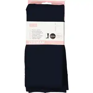 Damen Thermo Strumpfhose Stretch, Navy, 36/38