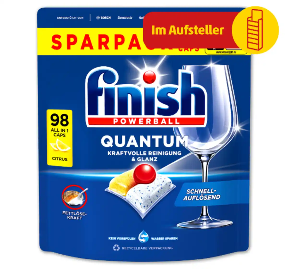 Bild 1 von FINISH Quantum 98 Caps Citrus*