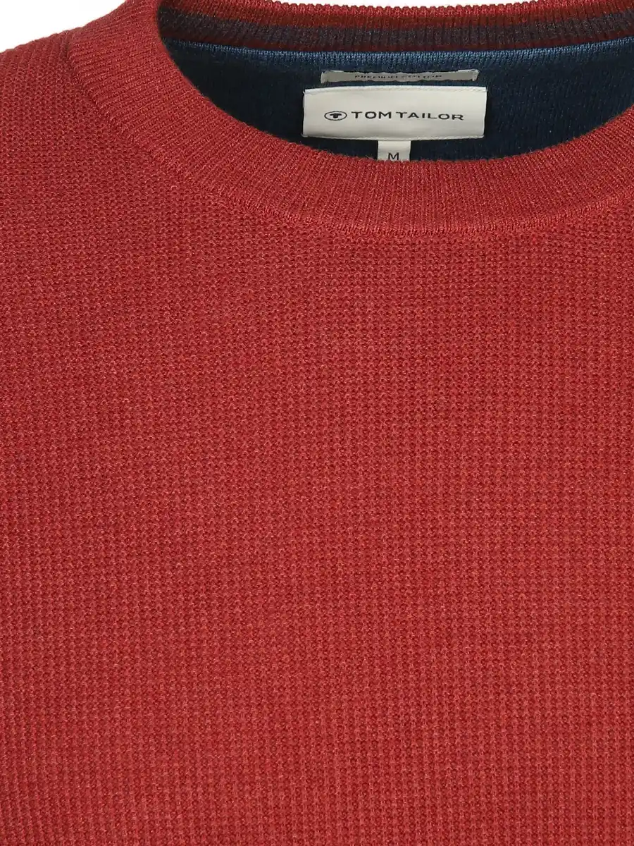 Bild 3 von Herren Strickpullover Rot