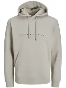 Jack&Jones 12233972 JJESTAR JJ SWEAT HOOD Hoodie Beige