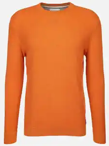 Herren Strickpullover Orange