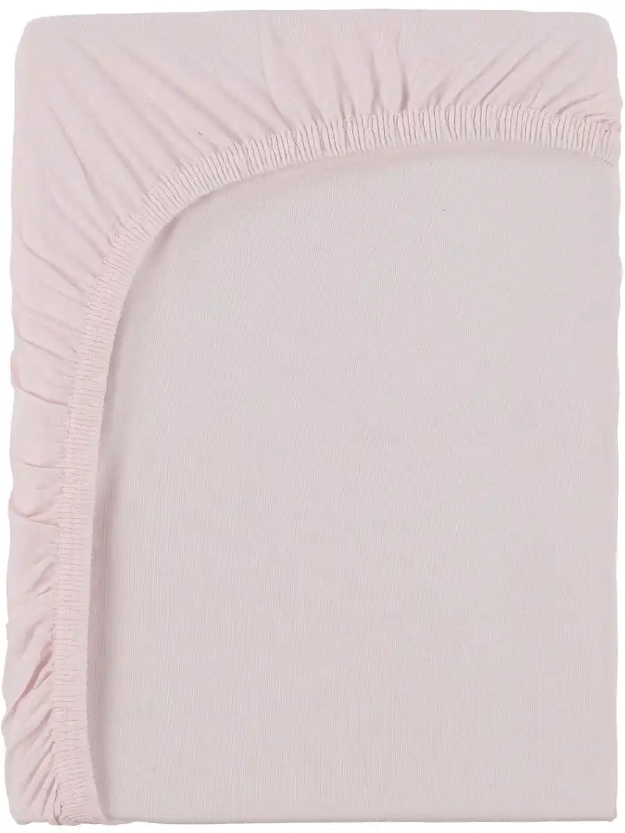 Bild 1 von Jersey-Spannbettuch, 150x200cm Rosa