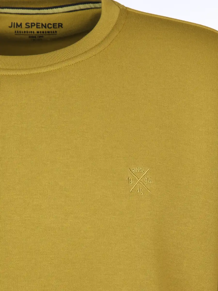 Bild 3 von Herren Sweatshirt mit Stickerei Gelb