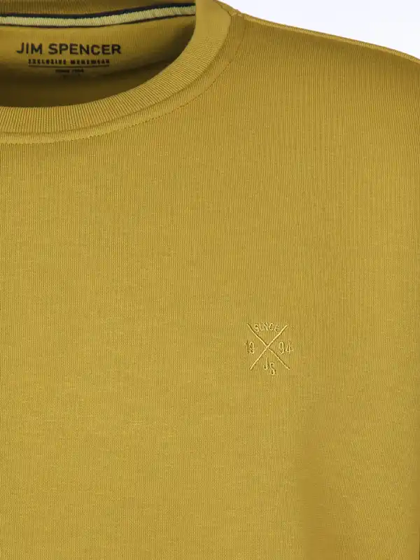 Bild 3 von Herren Sweatshirt mit Stickerei Gelb