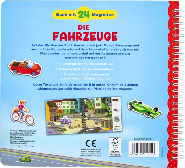 Bild 2 von Schwager & Steinlein Magnetbuch Fahrzeuge
