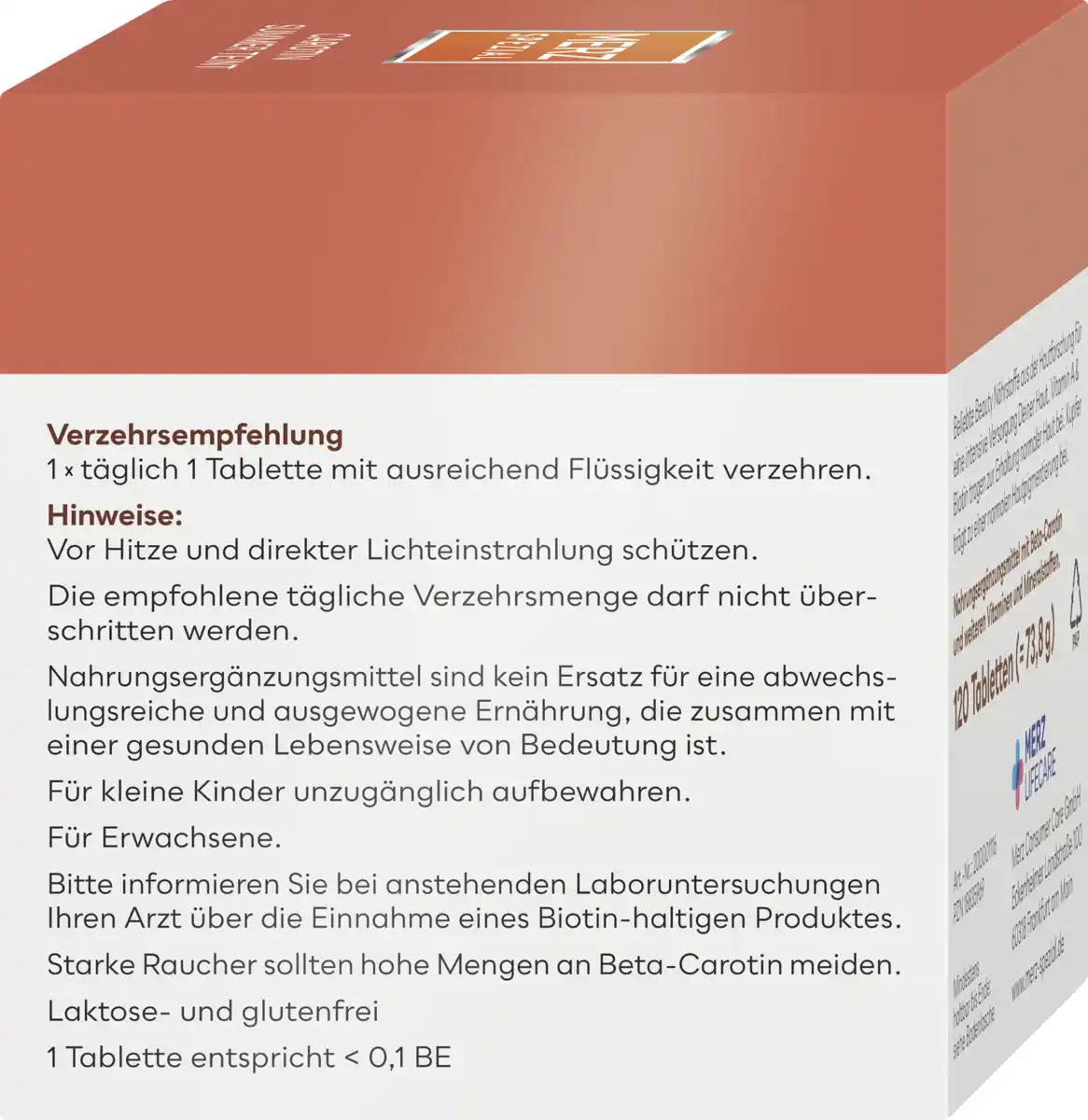 Bild 2 von Merz Spezial Carotin Summer Teint Tabletten, 73,8 g