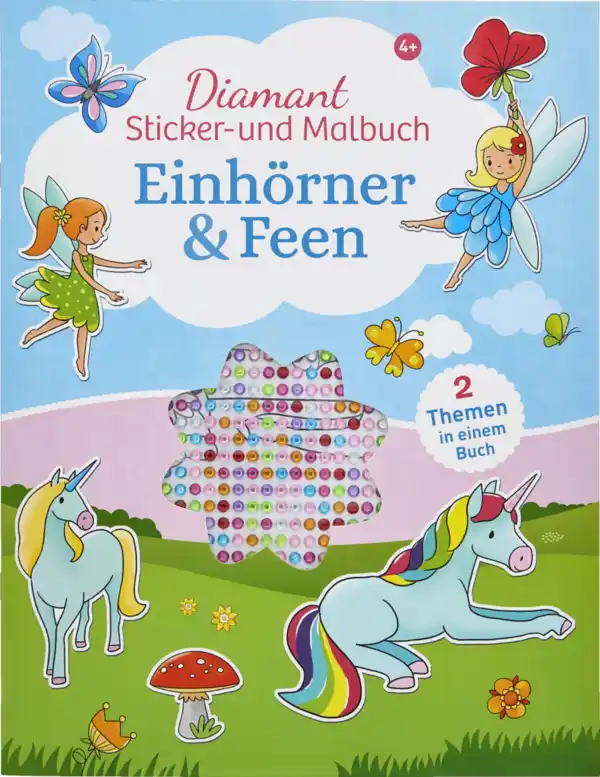 Bild 1 von IDEENWELT Glitzer-Stickerbuch Einhörner & Feen