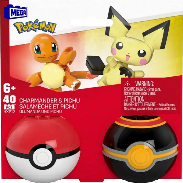 Bild 1 von Mattel 2er Set MEGA Pokémon Pokéball