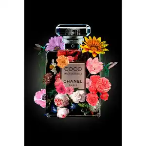 Bild, Mehrfarbig, Schwarz, Kunststoff, 90x135 cm, einfache und schnelle Anbringung, Bilder, Gerahmte Bilder