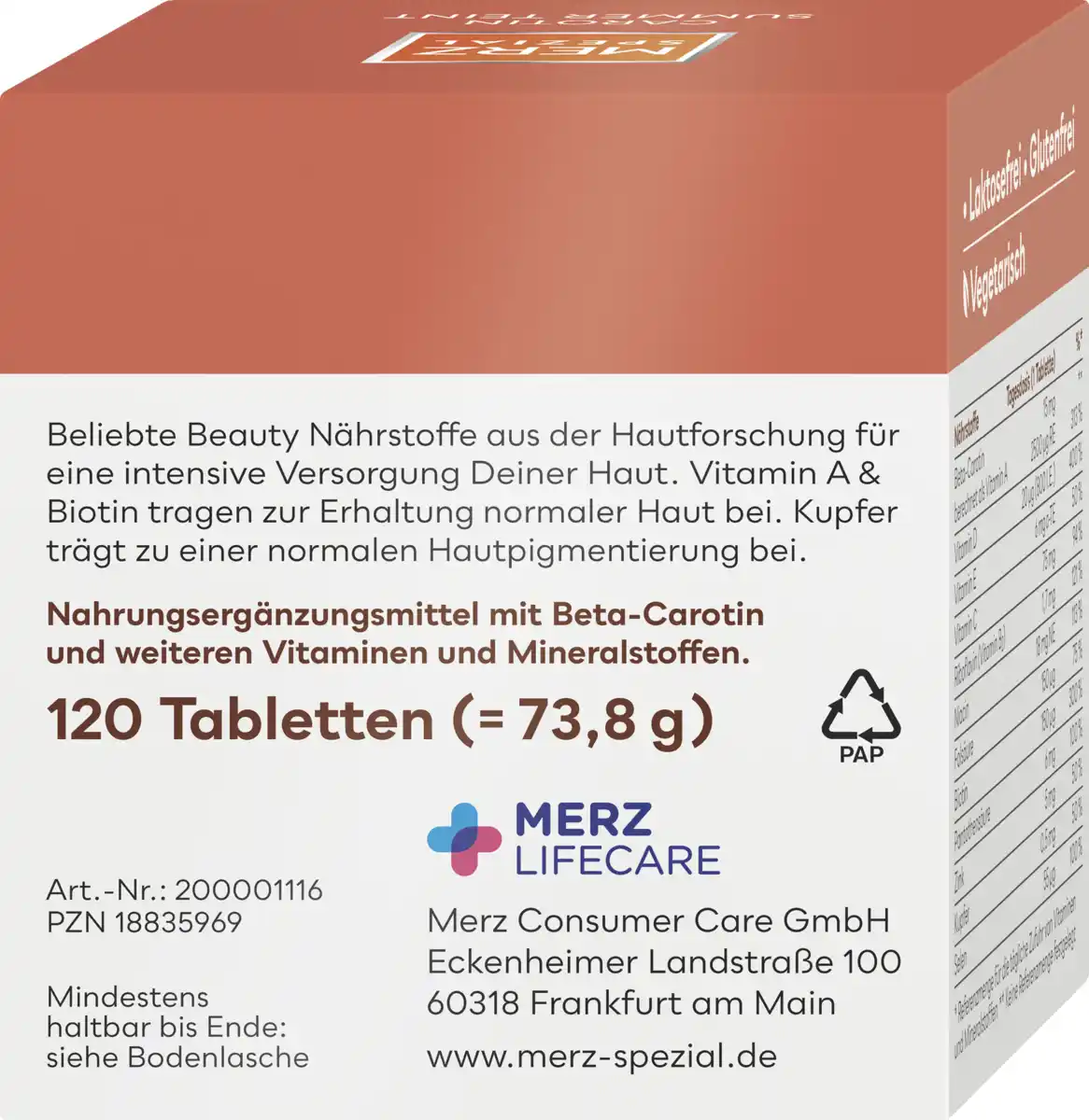 Bild 4 von Merz Spezial Carotin Summer Teint Tabletten, 73,8 g