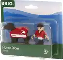 Bild 1 von BRIO® Spielzeug-Auto BRIO World 33793 - Pferd mit Reiter, Bauernhof Tiere