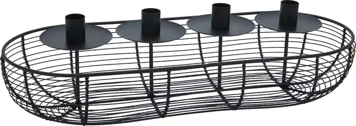 Bild 2 von IDEENWELT Metallstabkerzenhalter schwarz