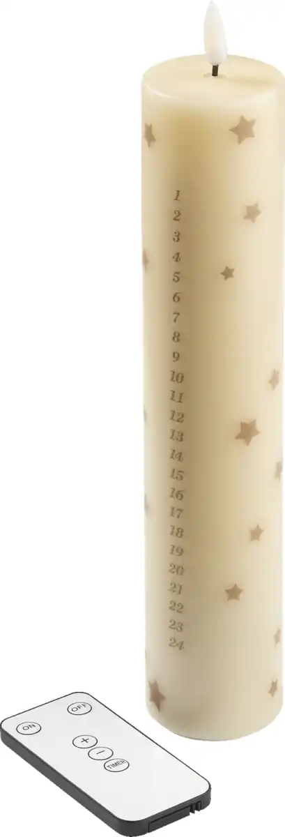 Bild 2 von IDEENWELT LED-Kerze Weihnachtscountdown