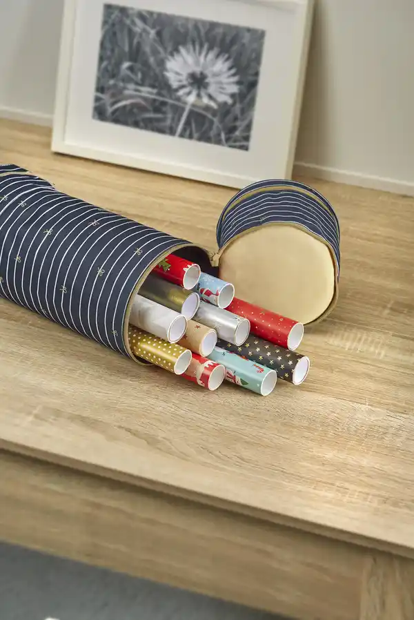 Bild 3 von IDEENWELT Geschenkpapierorganizer dunkelblau