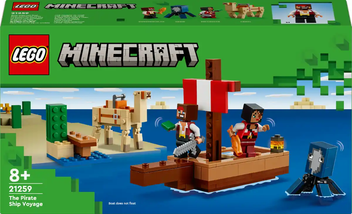 Bild 1 von LEGO Minecraft 21259 Die Piratenschiffreise