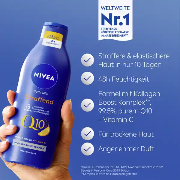 Bild 4 von NIVEA Body Milk Straffend Q10, 400 ml