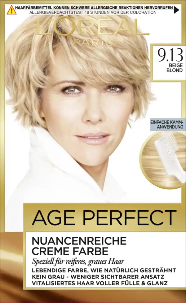 Bild 1 von L’Oréal Paris Age Perfect Creme Farbe 9.13 Beige Blond