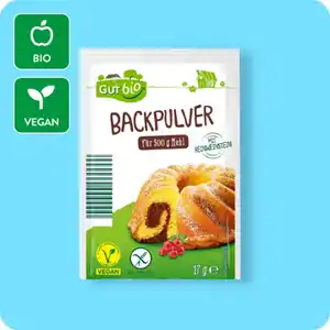 GUT BIO Bio-Backzutaten, Backpulver