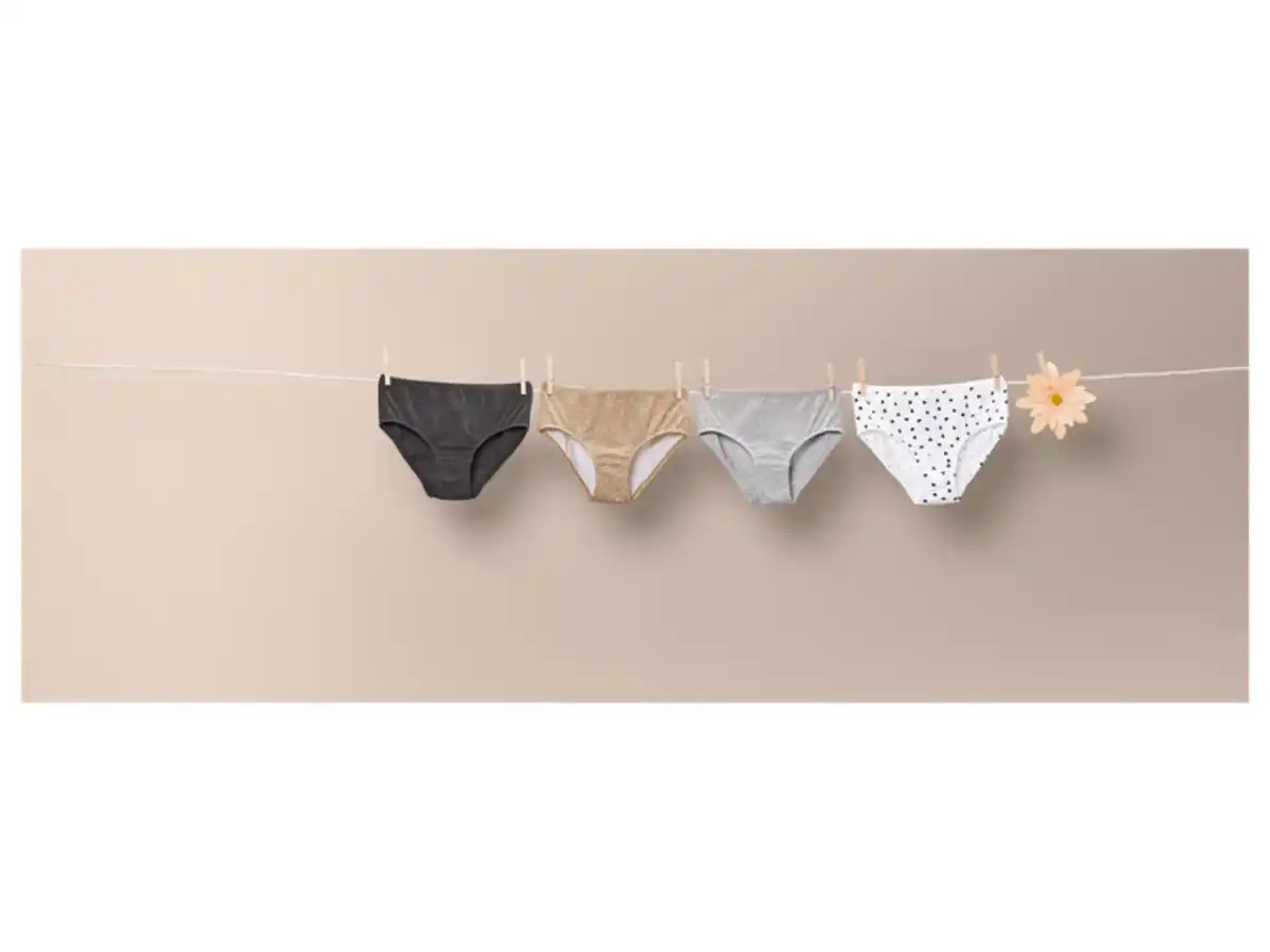 Bild 3 von pepperts!® Kinder Mädchen Slips, 4 Paar, mit Bio-Baumwolle