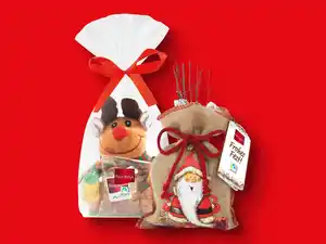 Favorina Jute-Nikolaus-Sack/Plüschfigur