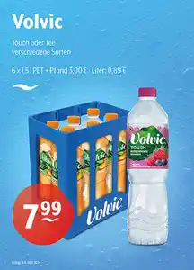 Volvic Touch oder Tee verschiedene Sorten