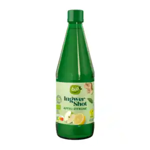 BIO Ingwer-Shot Apfel-Zitrone 0,5L