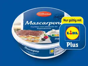 Milbona Mascarpone,  250 g