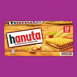 hanuta Haselnuss-Schnitte