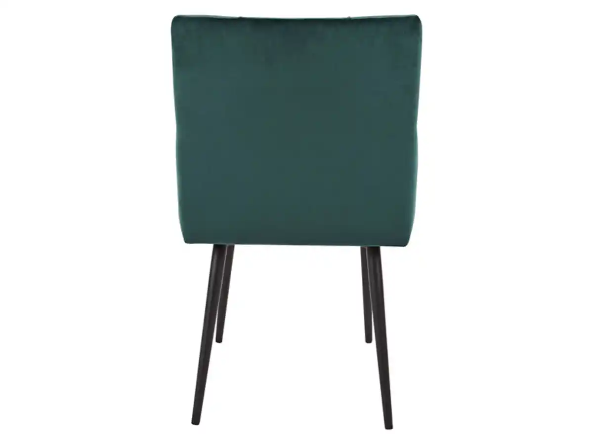 Bild 3 von Reality Esszimmerstuhl »Monaco«, 2 Stück, mit Rundrohr-Gestell und Armlehnen in Samtstoff, moos-grün