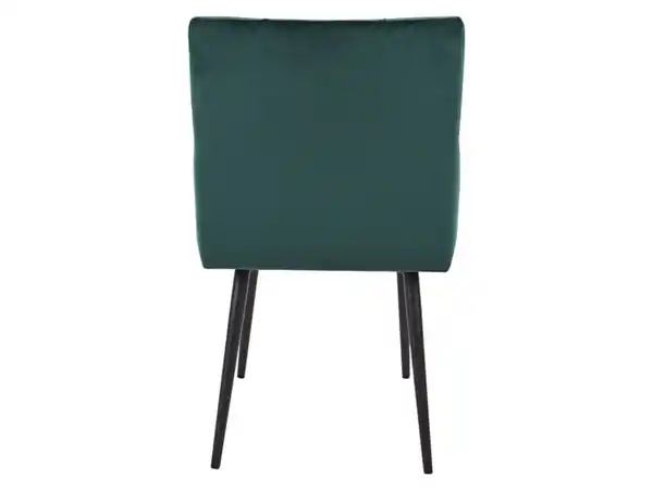 Bild 3 von Reality Esszimmerstuhl »Monaco«, 2 Stück, mit Rundrohr-Gestell und Armlehnen in Samtstoff, moos-grün