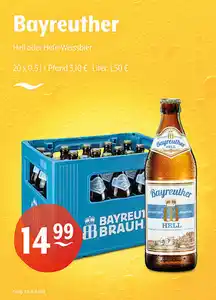 Bayreuther Hell oder Hefe-Weissbier