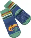 Bild 1 von PUSBLU Stoppersocken mit Chamäleon-Motiv, grün & blau, Gr. 21/22