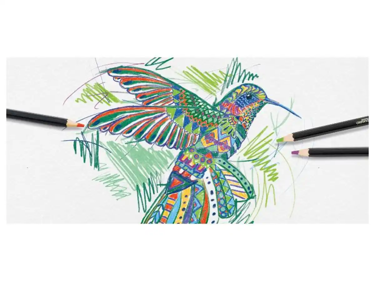 Bild 4 von crelando® Künstlerbuntstifte \ Aquarell-Buntstifte, im Metalletui