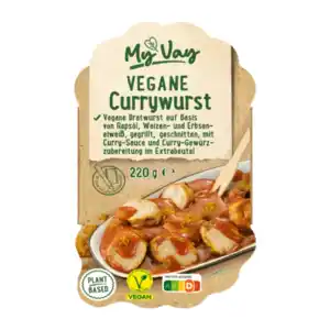 MYVAY Vegane Currywurst 220g