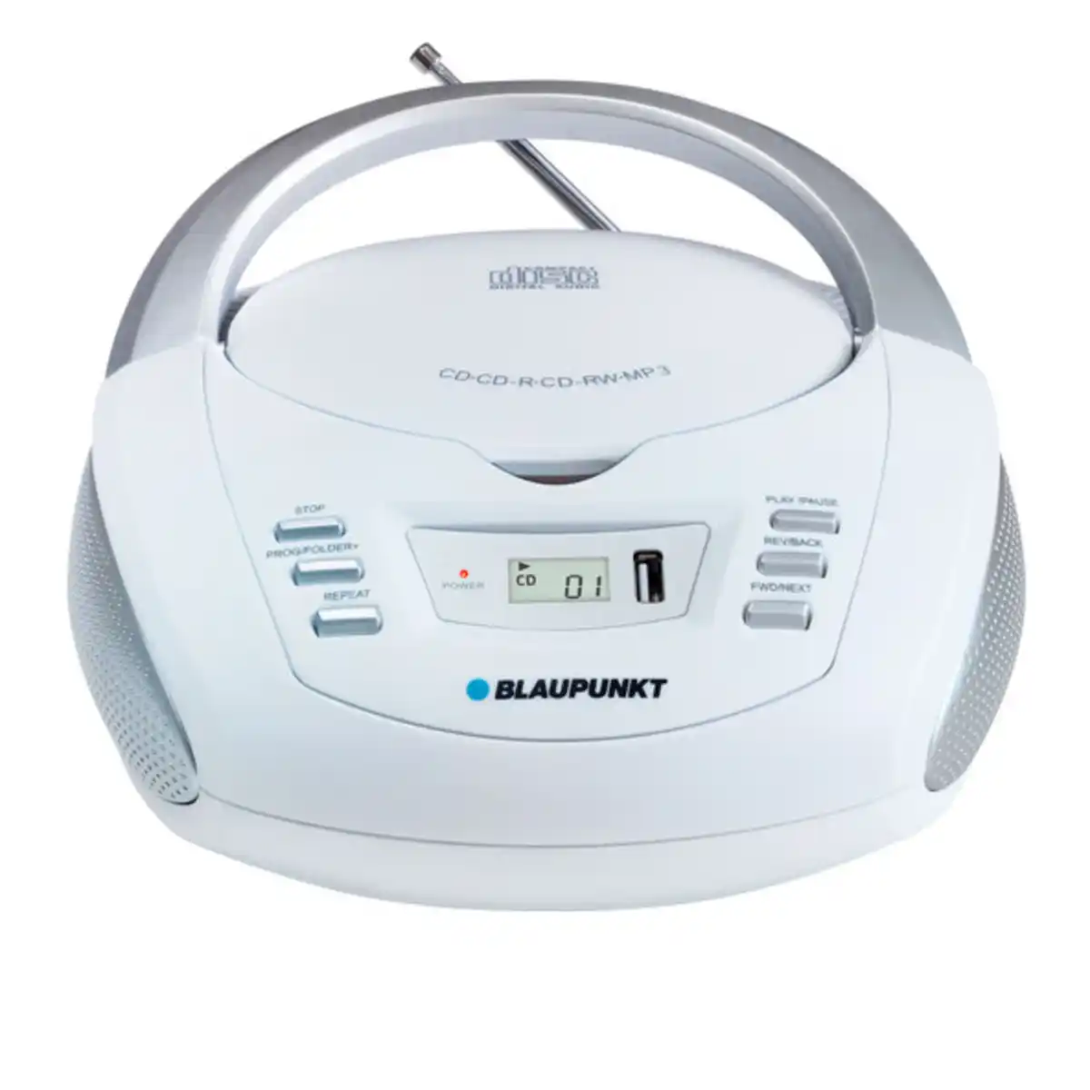 Bild 1 von CD Boombox mit Radio und Mp3, weiß