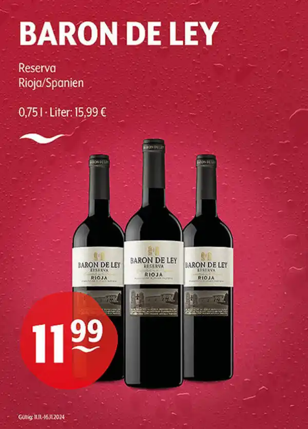 Bild 1 von BARON DE LEY Reserva Rioja/Spanien