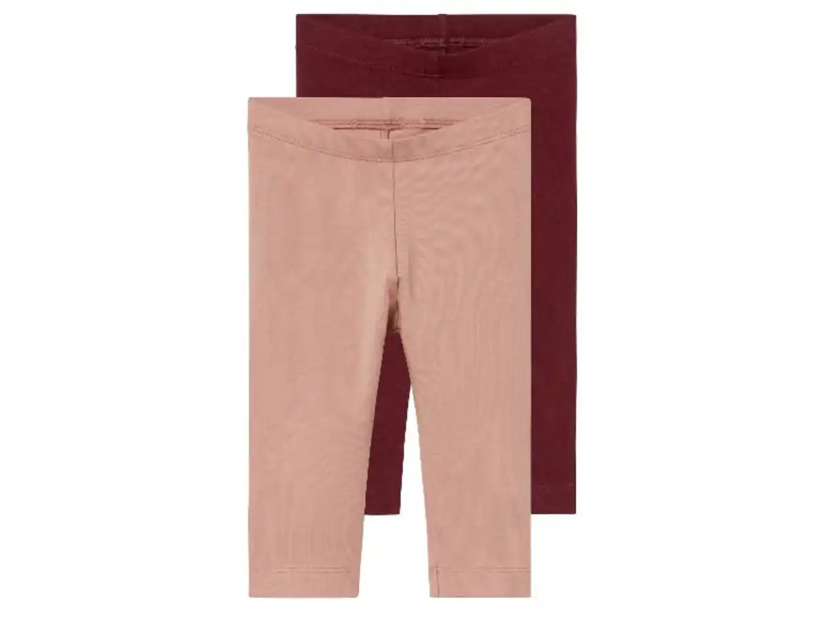 Bild 2 von lupilu® Baby Leggings, 2 Stück, hoher Baumwollanteil