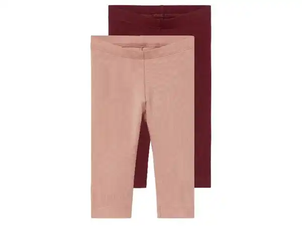 Bild 2 von lupilu® Baby Leggings, 2 Stück, hoher Baumwollanteil