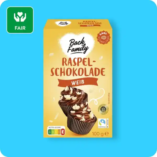 Bild 1 von BACK FAMILY Raspelschokolade, versch. Sorten