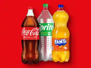 Coca-Cola/Fanta/Sprite/Mezzo Mix,  2 l