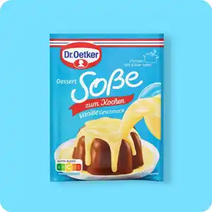 DR. OETKER Dessert-Soße, Vanille-Geschmack