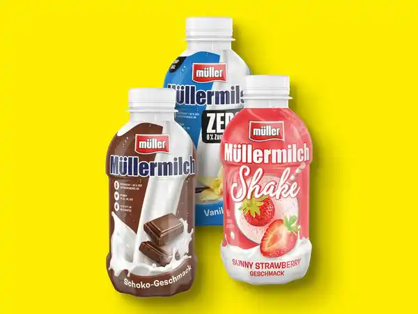 Bild 1 von Müller Müllermilch/Shake,  400 ml